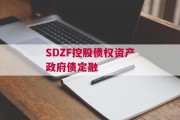 SDZF控股债权资产政府债定融