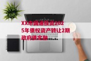 XX市国通投资2025年债权资产转让2期政府债定融
