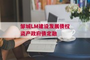 邹城LM建设发展债权资产政府债定融