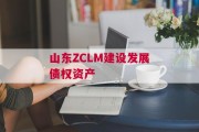 山东ZCLM建设发展债权资产