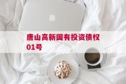 唐山高新国有投资债权01号