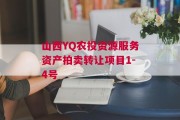 山西YQ农投资源服务资产拍卖转让项目1-4号