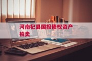 河南杞县国投债权资产拍卖