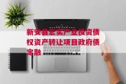 新安县宏实产业投资债权资产转让项目政府债定融