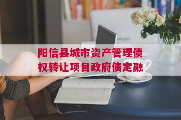 阳信县城市资产管理债权转让项目政府债定融