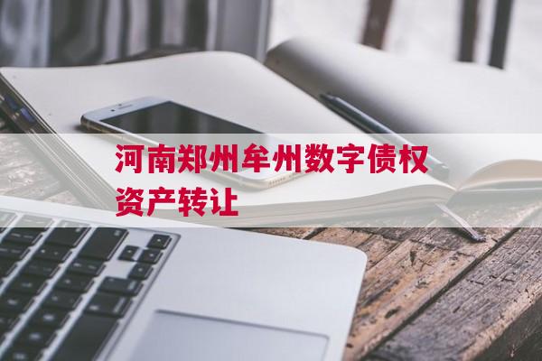 河南郑州牟州数字债权资产转让