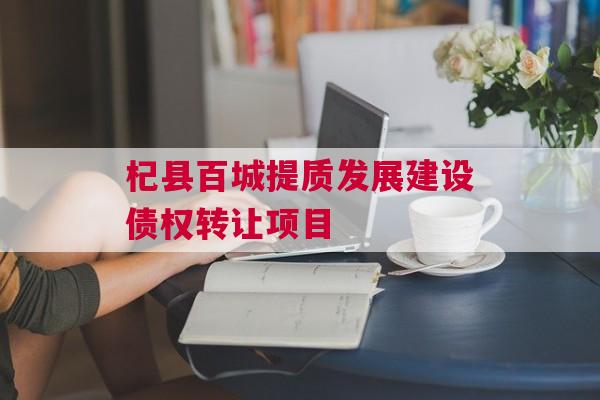 杞县百城提质发展建设债权转让项目